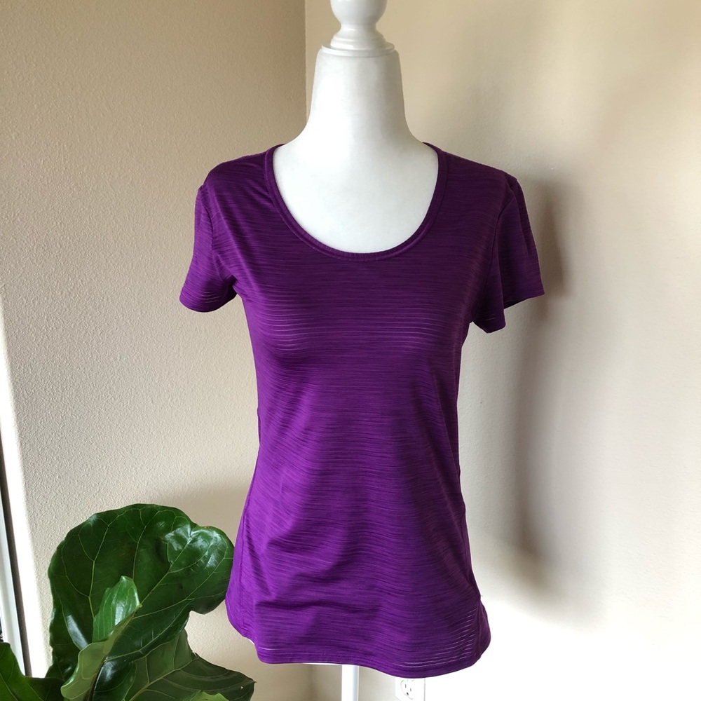Athleta Purple Workout Shirt